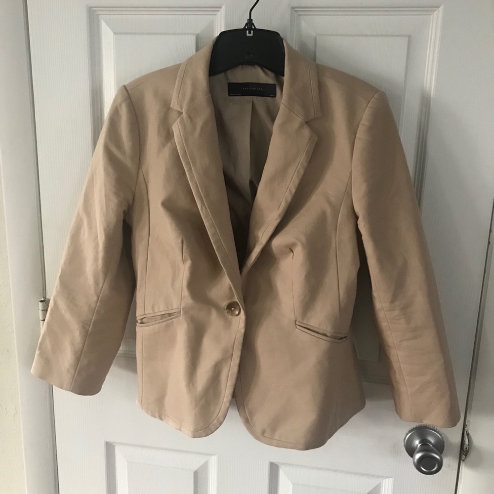 The Limited Beige Blazer